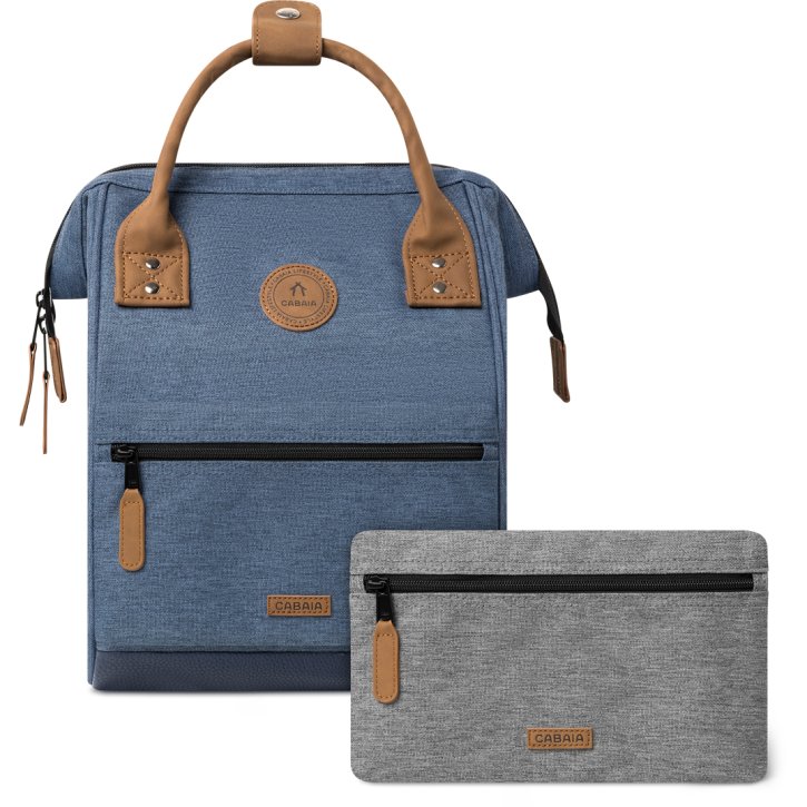 CABAIA Adventurer S Paris Rucksack blue melanged
